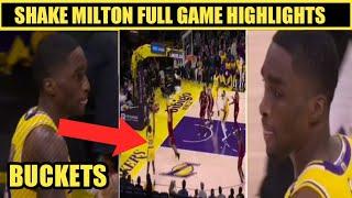 Shake Milton Lakers Game Debut (Highlights)