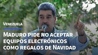 Maduro pide no aceptar equipos electrónicos como regalos de Navidad tras ataques en Líbano | AFP