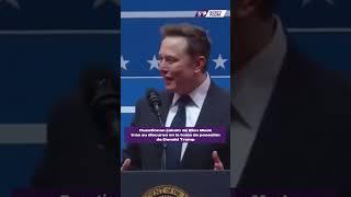 Cuestionan saludo de Elon Musk tras su discurso en la toma de posesión de Donald Trump