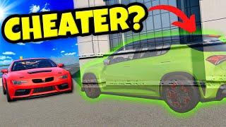 Car Hide and Seek But We CHEAT with POWERUPS in BeamNG Drive Mods!