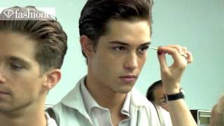 Ermenegildo Zegna Backstage ft Ryan Burns - Milan Men's Fashion Week Spring 2012 | FashionTV - FTV