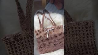 crochet bag that i actually use #crocheting #crochetlover #crochetbag