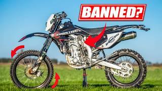 Riding the MAGIC 2-Wheel Drive Dirt Bike!