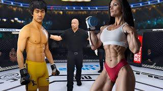 PS5 | Bruce Lee vs. Model Strong Mona [EA Sport UFC 4]