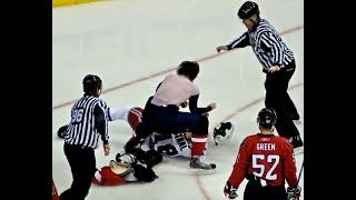 Alex Semin vs Marc Staal epic cat fight (2009)