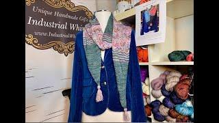 New Yarn Kits to Knit the Spring Lace Scarf by Industrial Whimsy