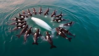 12 KILLER WHALES Surrounded Baby Whale! What Happened Next LEFT SCIENTISTS SPEECHLESS...