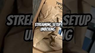 Streaming Setup Unboxing #streamingsetup #smallstreamer #unboxing #twitch #tech