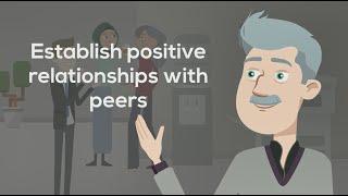 Establish and maintain positive professional relationships with colleagues