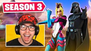 New *SEASON 3* BATTLE PASS in Fortnite! (DARTH VADER)