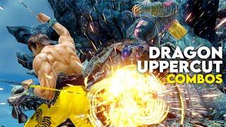 Marshall Law DRAGON UPPERCUT Combos | TEKKEN 7