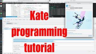 How to program for KDE Kate tutorial for beginners - October 2022 - 275489f9