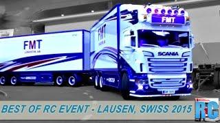 Best of RC Truck Mega Event in Lausen, SWITZERLAND - 2015 - Excavators, Wheel Loaders, Fork Lifts
