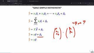 Linear Regression - Verallgemeinerung (CAS / Tag 1 / 6)