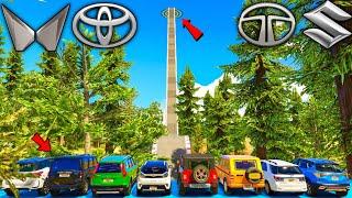 GTA 5: Indian Cars Vs IMPOSSIBLE Highway BIGGEST Bumpers Cross Climb Challenge | GTA 5 MODS!