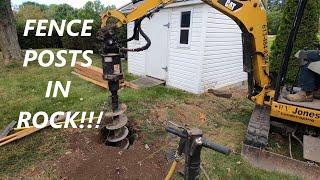 Digging Post Holes Through Rocks and Roots