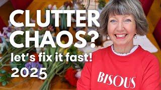 2025 DECLUTTER Your Home CHALLENGE! Tackle Overwhelming Mess TODAY