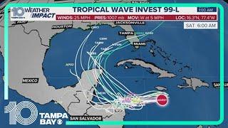 Tracking the Tropics: Keeping an eye on Invest 99L that could develop and potentially impact Florida