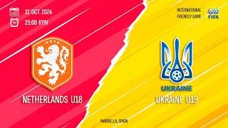  НІДЕРЛАНДИ U18 - УКРАЇНА U19 | Міжнародний турнір | 11.10.2024