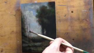 #2 Study by M Francis McCarthy of: The Valley by Camille Corot