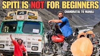 Near Death Experience on Chandratal - Manali Road | NEVER DO THIS MISTAKE 