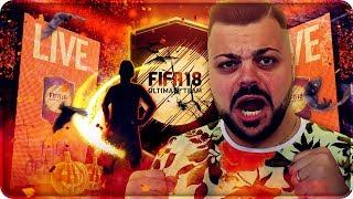 SCREAM HALLOWEEN PACK OPENING FIFA 18 !!! LIVE 