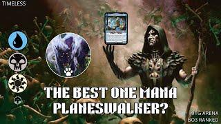 The REAL ONE MANA PLANESWALKER | Esper Tempo | MTG Arena Timeless Bo3 Ranked