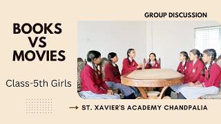 Books vs Movies | Group Discussion | Class-5th Girls