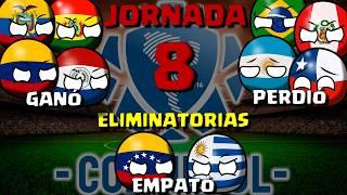 JORNADA 8 Eliminatorias CONMEBOL  countryballs