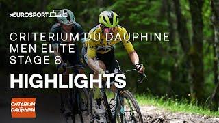 THRILLING FINAL STAGE  | Critérium du Dauphiné 2024 Stage 8 Race Highlights | Eurosport Cycling