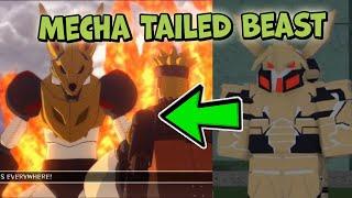 Меха Хвостатый Зверь в Шиндо Роблокс -  Mecha Tailed Beast Sneakpeak