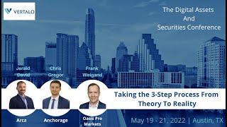 Industry Panel - Taking the 3-Step Process From Theory To Reality - Vertalo's DAAS 2022