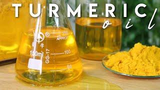 I made Turmeric Infused Oil - Following DIY Beauty Base's Recipe