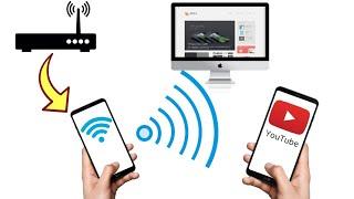 How to Share Connected WiFi internet From Phone to another Phone