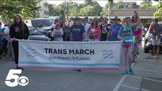 Trans March kicks off Pride Weekend in Northwest Arkansas