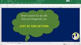 How to Pin and Unpin a file in Excel? | Pin and unpin option in Excel