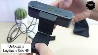 UNBOXING WEBCAM TERBAIK BUAT PARA YOUTUBER & STREAMER - Logitech Brio 4K !