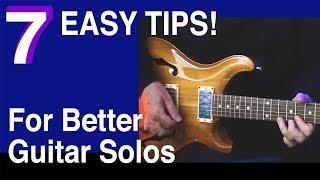 Play Better Guitar Solos | Seven Easy Tips | Tim Pierce | Learn To Play | Guitar Lesson