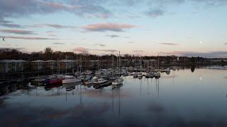 Preston Dock / Marina / River Ribble / Preston / Lancashire / Drone 001