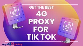 Buy the Best 4G Proxy for Tik Tok | 4G Proxy | Multiple accounts on Tik Tok | My 4g Proxy