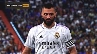 Football Life 2023 MISE A JOUR 3.00 Real Madrid vs Liverpool - Gameplay FR Efootball PES 2023