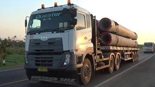 FULL TRUCK PROYEK BOLO !!! TRUCK TRAILER, TRUK MOLEN, DUMP TRUCK, SELF LOADER TRUCK MUATAN EXCAVATOR