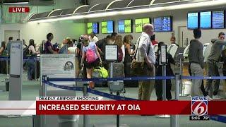 Increased security at Orlando International Airport