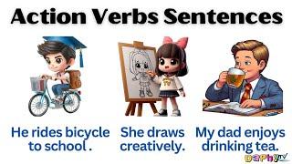 Action Verbs Sentences | Fun and Easy English Vocabulary