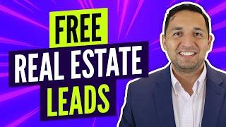 FREE real estate LEADS - How to GET LEADS as a NEW REAL ESTATE AGENT