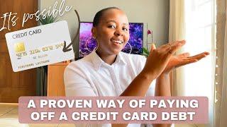 A proven way to paying off a Credit Card Debt | How to pay off a credit card debt fast