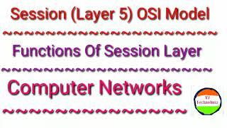 Session (Layer 5) OSI Model