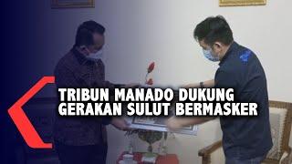 Tribun Manado Dukung Gerakan Sulut Bermasker