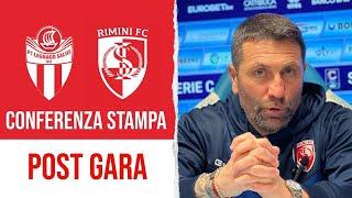 LEGNAGO-RIMINI FC | Mister Antonio Buscè: il post-gara | Serie C NOW