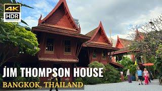 Exploring the Mysterious Jim Thompson House Museum Bangkok, Thailand [4K HDR]